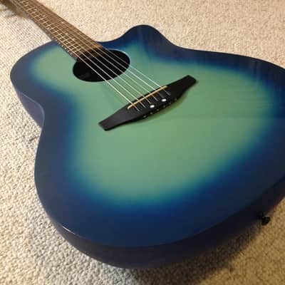 Kaman Ovation Ocean Acoustic OA-047 + Soft Case Blue/Green image 2