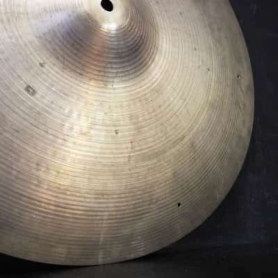 Zildjian VINTAGE 70s A Zildjian Crash Ride 18 [1538g] image 5