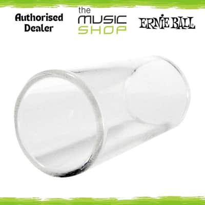Ernie Ball Glass Guitar Slide, Small, 48mm (L) x 25mm (OD) x 4mm thick - 4227 image 1