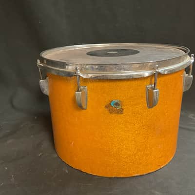 Ludwig Vintage Marching Tom Drums - Gold Mist image 11