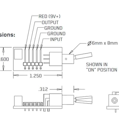 EMG KFK KERRY KING 81 + 85 BLACK ACTIVE HUMBUCKER SET SHORT SHAFT POTS & WIRING ( 3 HYBRID SLINKY ) image 4