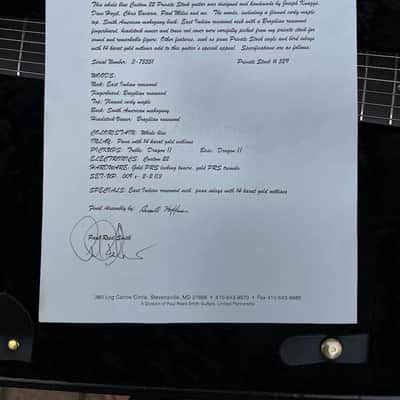 2003 Paul Reed Smith PRS Private Stock #529 Custom 22 Whale Blue image 9