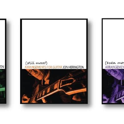 5 book set of Arrangements For Guitar by Jon Herington image 1