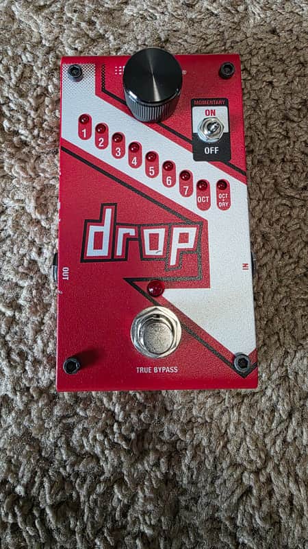 DigiTech Drop Compact Polyphonic Pitch-Shifter 2010s - Red image 1