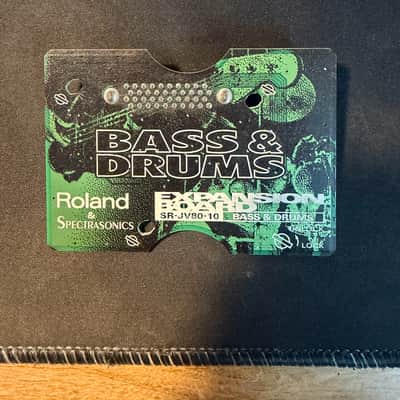 Roland SR-JV80-10 Bass and Drums Expansion Board 1990s - Green image 1