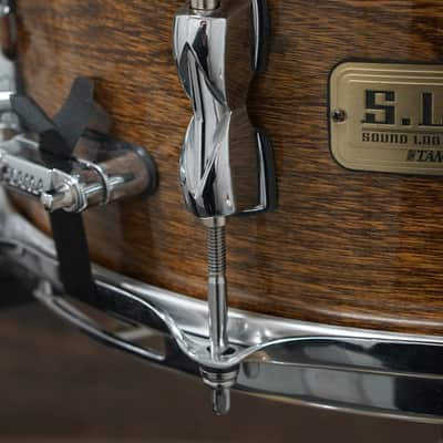 Tama 6.5x14" SLP Limited G-Hickory Snare Drum - Gloss Natural Elm image 3