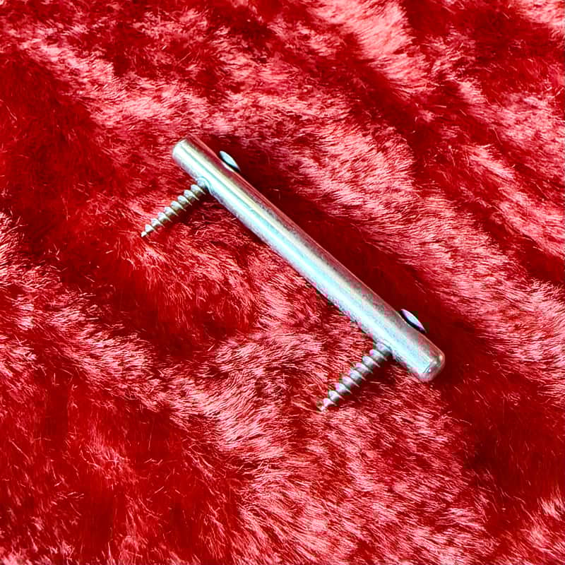 1966 Hagstrom String retainer bar Nickel