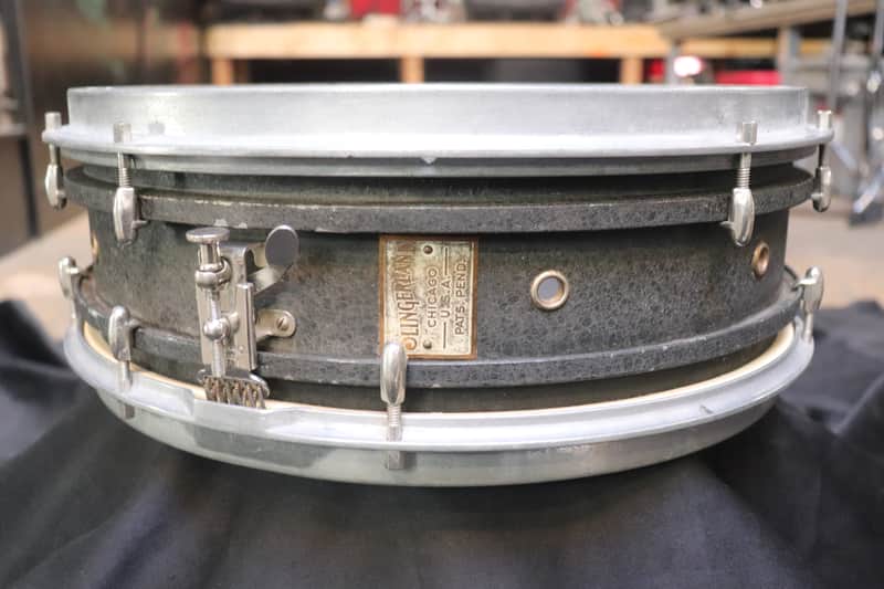 Slingerland 5x14 Eugene Geisler Cast Aluminum Snare Drum Vintage 1920's image 1