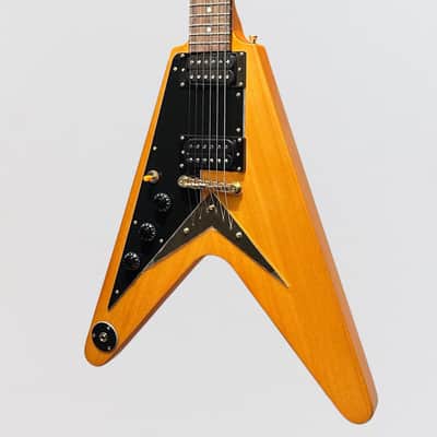 Epiphone 1958 Korina Flying V Left Handed Electric Guitar - Aged Natural image 3