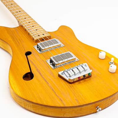 Malinoski Nero Bass #398 – 30" Short Scale Hollowbody with Handwound Type14HB Pickups image 4