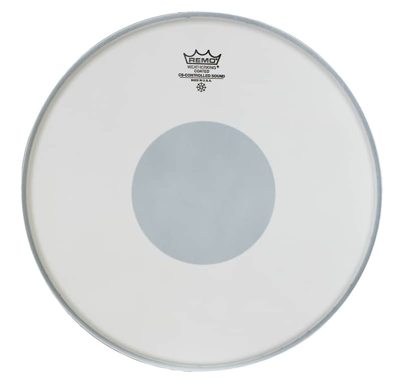Remo Controlled Sound Coated Bottom Black Dot Drum Head 10" image 1