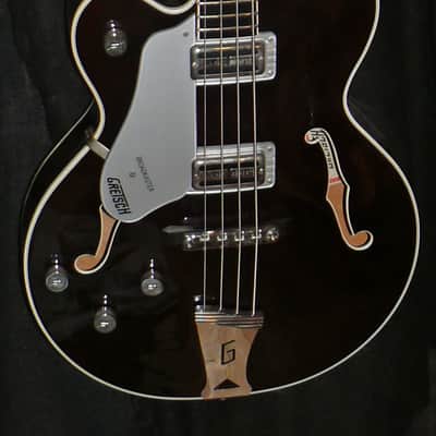 Gretsch Japan `03 6119B LH Broadkaster Bass- Dark Walnut image 1