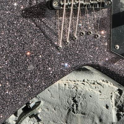 ESP LTD KH-V Kirk Hammett Signature 2023 - Present - Black Sparkle image 9