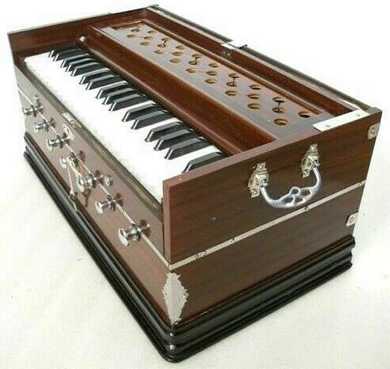 Handmade Harmonium 7 Stopper Double Bellow 39 Key Professional Musical High Class Sound image 1