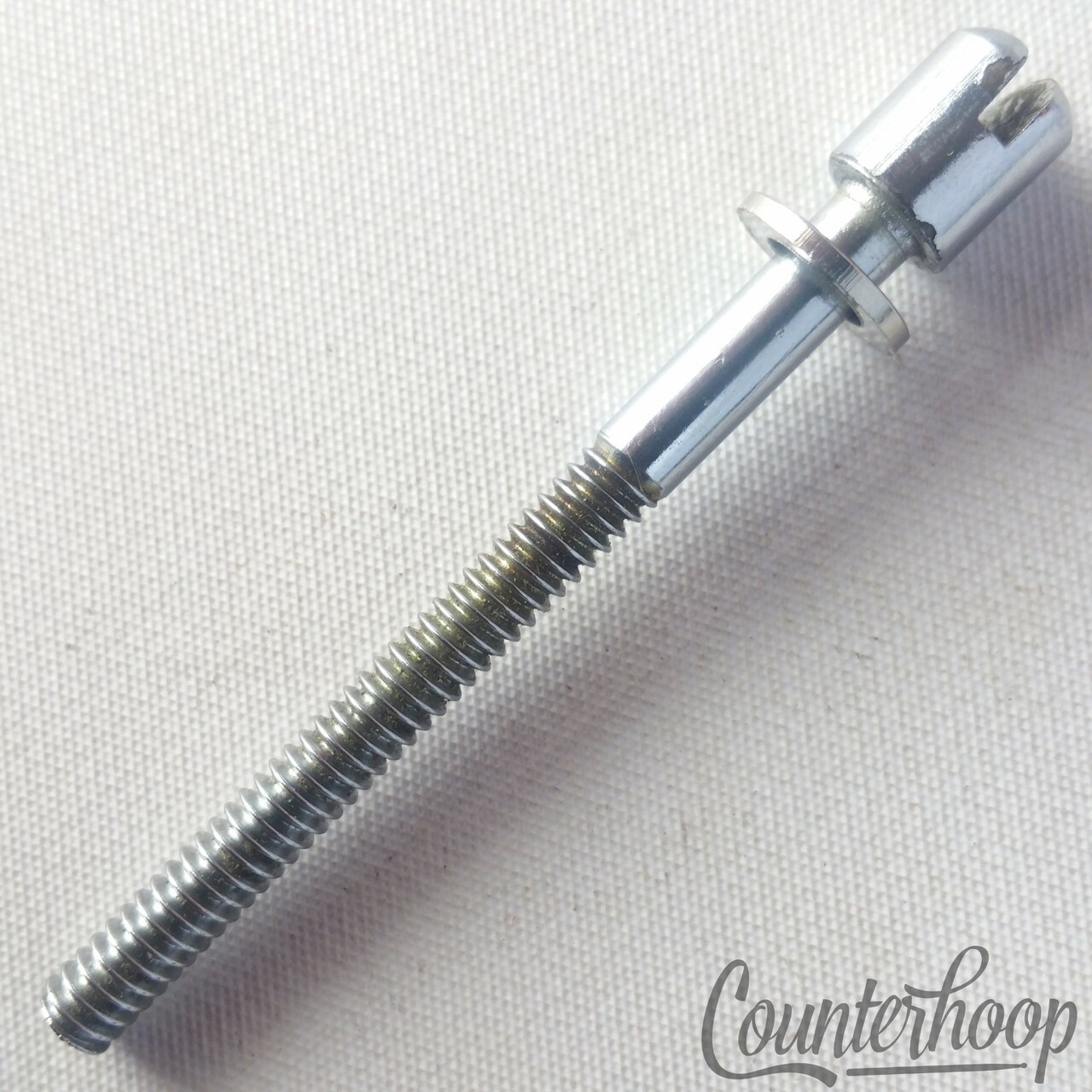 Ajax 2 1/4" Slotted Tension T-Rod 60s UK Tensioner Snare/Tom Drum Vintage Chrome — main photograph
