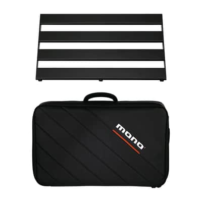 MONO Pedalboard Rail Medium Black + Stealth Tour Accessory Case image 1