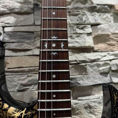 Lag Akane 200 CUSTOM GOLD SKULL Al’s Art Desing 2026 - Gold & Black image 11