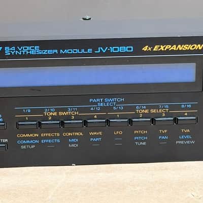 Roland JV-1080 Super JV 64-Voice Synthesizer Module - 4x SR-JV80 Expansion Slots - Good Condition image 4