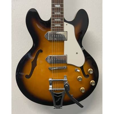 Epiphone Casino VS Bigsby Hollowbody Electric Guitar in Vintage Sunburst Pre-Owned image 5