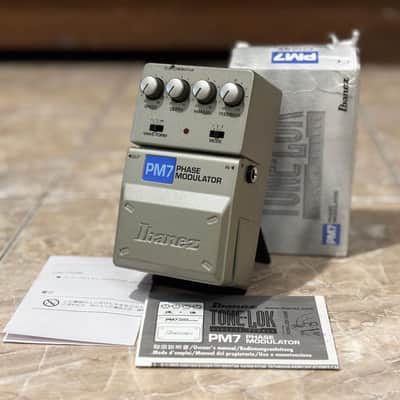 Ibanez PM7 Phase Modulator [NOS - New Old Stock] ToneLok Series - Grey Silver with Box and Manual image 1