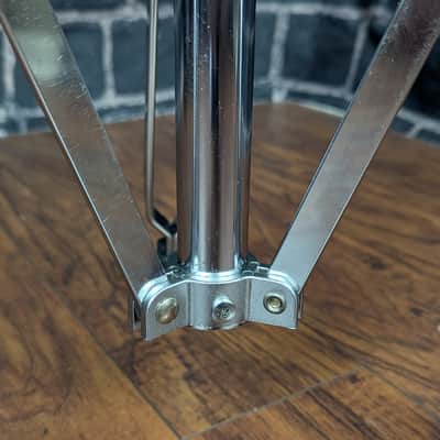 North Vintage Straight Cymbal Stand – Classic 70s/80s Hardware – Double‑Braced Stability – Adjustable Height image 6
