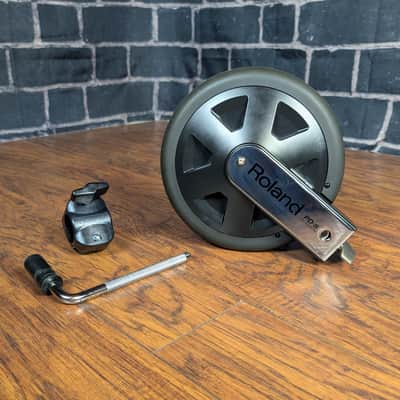 Roland PD‑8 Dual‑Trigger Drum Pad – 8" V‑Drums Pad w/ L‑Rod & Clamp – Rubber Playing Surface, Accurate Triggering, Compact Design image 1
