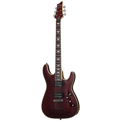 Schecter Omen Extreme-6 Guitar - Black Cherry image 2