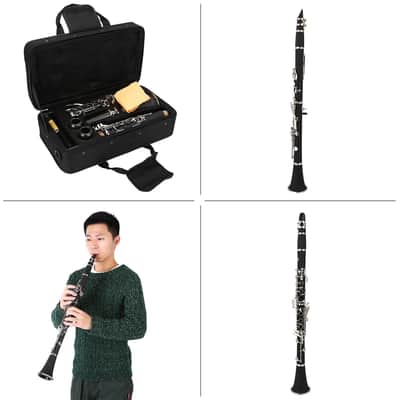 Bb Clarinet – 17-Key Bakelite Body, Boehm System | Student & Hobbyist Clarinet with Accessories image 6