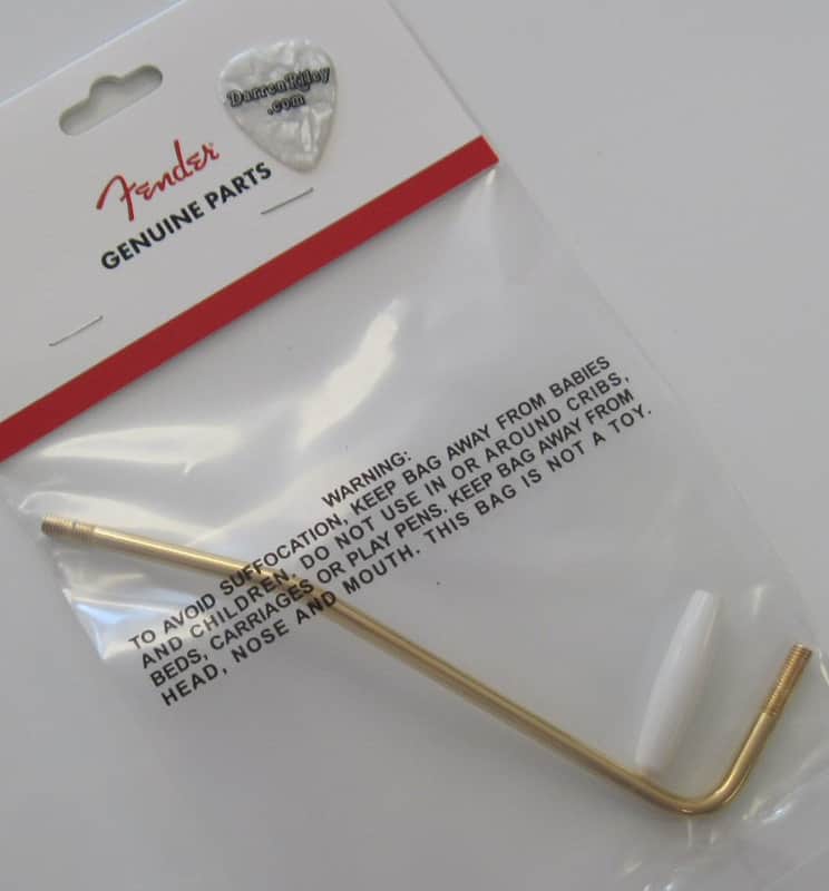 Fender USA Original Vintage Stratocaster Tremolo Arm GOLD / SRV 0992039200 image 1