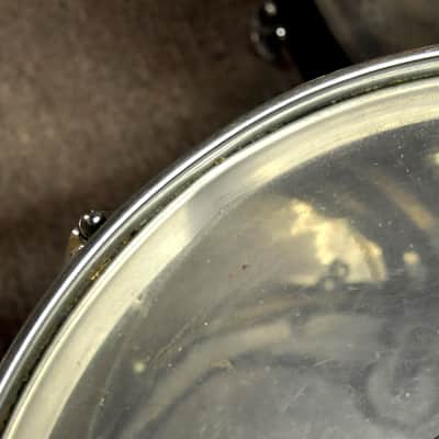 Ludwig Stainless Steel 12/16/22 3pc Kit 70s Stainless Steel image 11
