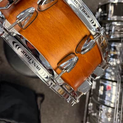 YAMAHA MIJ Maple Custom Absolute - Vintage natural snare drum 5.5 by 14 JAPAN image 6