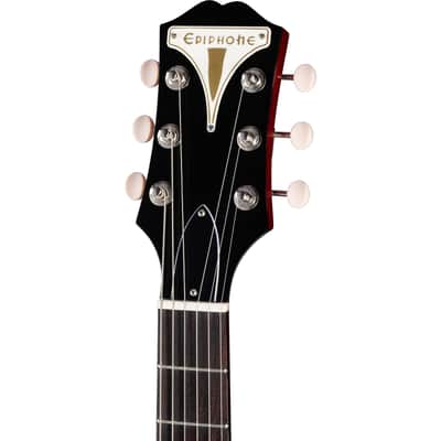 Epiphone USA Coronet Electric Guitar (with Case), Vintage Cherry image 4
