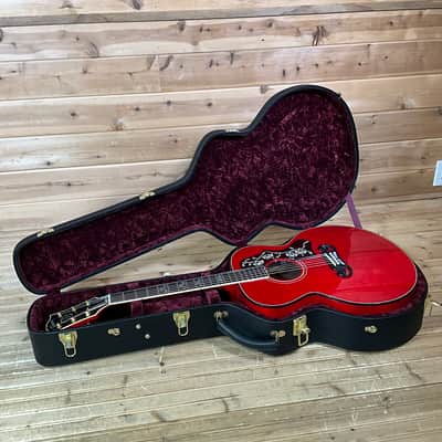 Gibson Custom Shop Orianthi SJ-200 Acoustic Electric Guitar - Cherry image 7