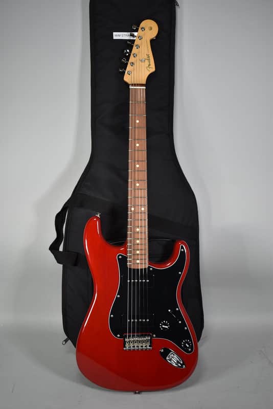 2021 Fender Noventa Stratocaster Crimson Red w/Bag image 1