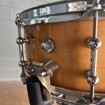 Dunnett Monoply Sycamore 5x14" Snare Drum in High Gloss w/Case image 4