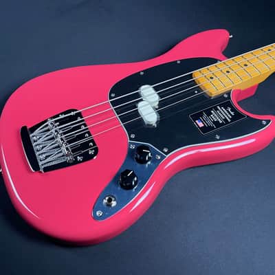 Fender American Professional Classic Mustang Bass - Faded Dakota Red image 2