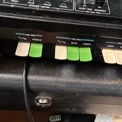 Roland SH-1000 37-Key Synthesizer 1973 - 1978 - Black/Wood image 4