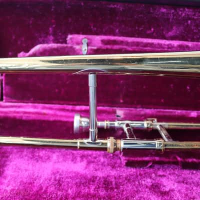 1973 Reynolds Medalist Tenor Student Trombone w/case and mouthpiece image 5