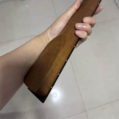 Stainless 22frets Banana head  Roasted Maple guitar neck Rosewood fingerboard Tuning Holes: 10 mm image 4