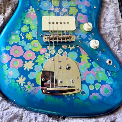 Fender MIJ Traditional '60s Jazzmaster 2018 - 2020 - Blue Flower image 2