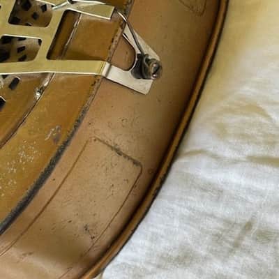 Dobro Gold Steel Resonator 1935 Cool Patina & Sound image 6