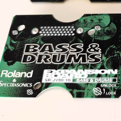 Roland SR-JV80-10 Bass and Drums Expansion Board 1990s - Green imagen 2