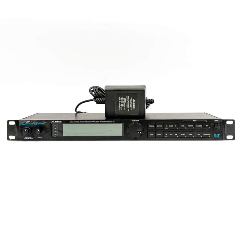 Alesis QuadraVerb 2 Q2 Multi-Effects Processor ADAT Rack Unit w/ Power Supply image 1