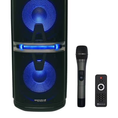 Rockville Go Party X10 Dual 10" Rechargeable Karaoke Machine System + (3) Mics image 5