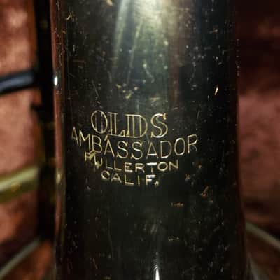 Olds Ambassador Trombone, USA, Brass with Case and Mouthpiece image 2