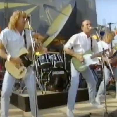 Fender Telecaster Ex Rick Parfitt STATUS QUO ROCKIN ALL OVER THE WORLD 1989 - White image 10