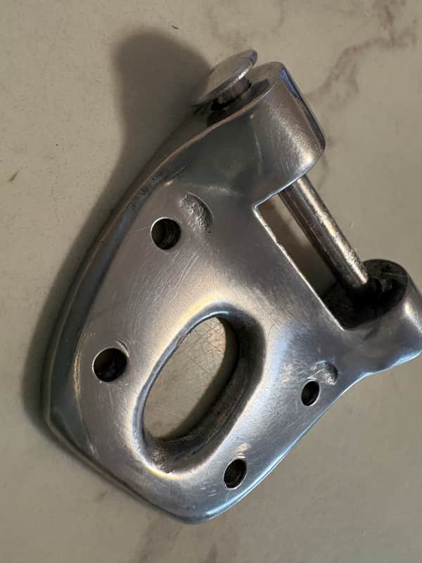 Bigsby Short Hinge ES335 original Vintage 1970-80 - Aluminum image 1