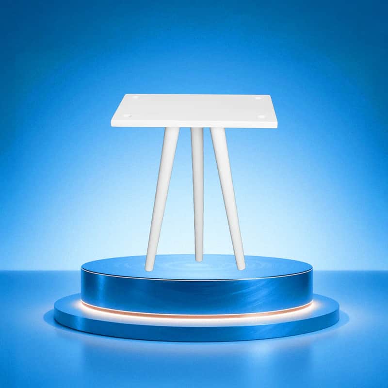 Portable Speaker Tripod for S26 – MDF Construction–White image 1