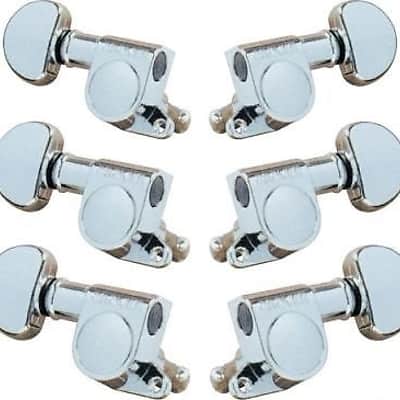 Grover Mini Rotomatic 3 x 3, 205C Tuning Machine, Chrome image 4
