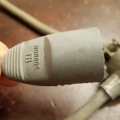 Cornish Monroe Rare 268 11 grounded power cord early LL 14305 l-11651-w br-2902 1960s - Gray rubber image 4